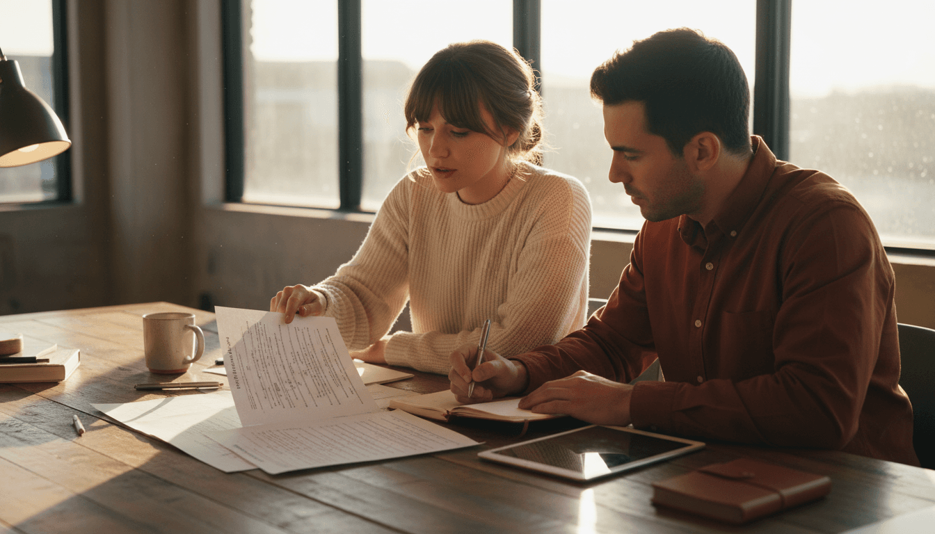 Team members reviewing customer interaction context