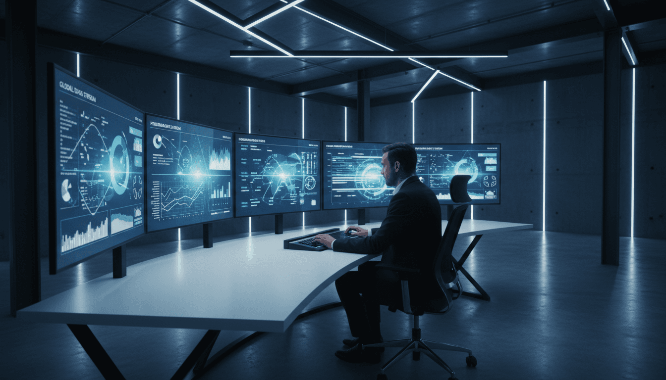 AI-powered data dashboard with real-time analytics and growth metrics